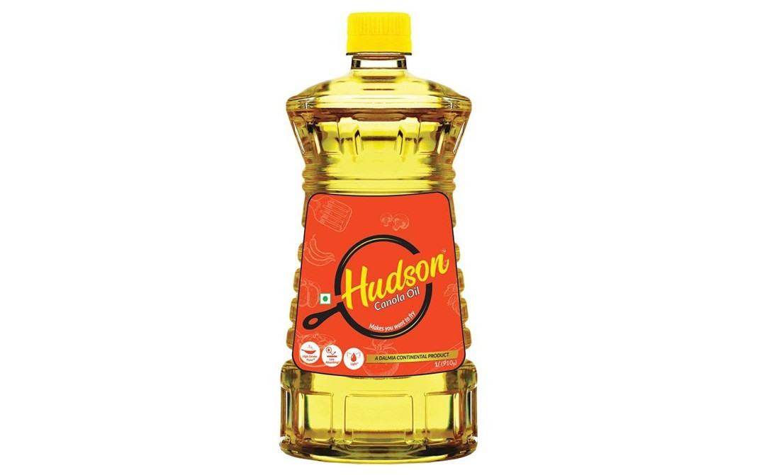 Hudson Canola Oil    Plastic Bottle  1 litre